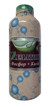 Добриво Хелатін Фосфор+Калій 1,2л, Кіссон