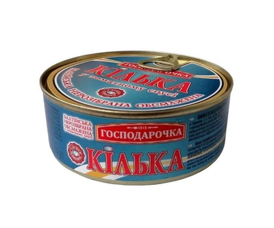 Кілька Балтійська нерозібрана обсмажена у томатному соусі ж/б TM Господарочка 250 g