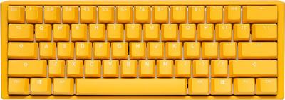 Клавіатура дротова Ducky One 3 Yellow Mini RGB LED MX-Speed-Silver 100043003 (WLONONWCRA198)