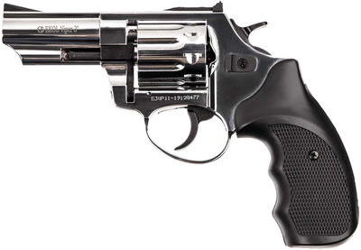 Набор Револьвер Флобера Voltran Ekol Viper 3" Хром + Кобура оперативная Beneks для револьверов Флобера 3" (формованная) (Z20.5.001+Z3.3.4.059)