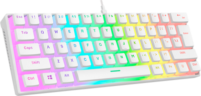 Клавіатура дротова Rampage Radiant K11 USB White (8680096124877)
