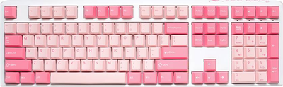 Клавіатура дротова Ducky One 3 Gossamer Pink - MX-Red 100043121 (WLONONWCRA327)