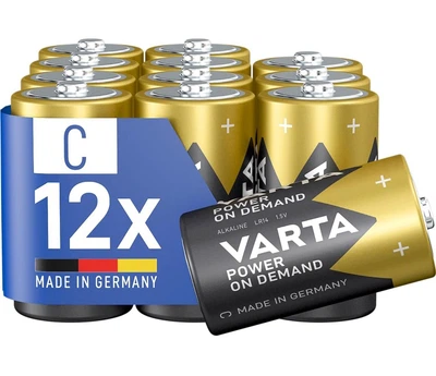 Батарейка Varta Super Heavy Duty C / R14 тех. 12 шт