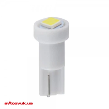 Лампа Winso LED T5 SMD 12V W2x4.6d 1LED 3528 white (628431)