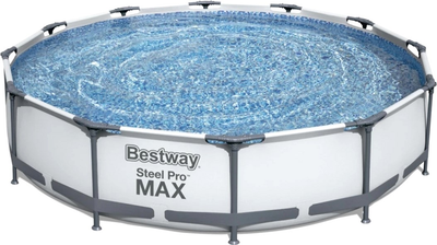 Каркасный бассейн Bestway Steel Pro Max 3 in 1 с фильтрующей помпой 366 x 76 см (6942138981865)