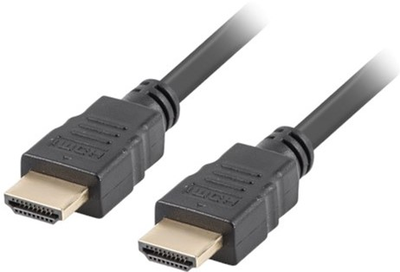 Zestaw kabli Lanberg HDMI - HDMI 1 m 10-Pack Black (CA-HDMI-13CC-0010-BK)