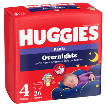 Трусики-підгузки Huggies Overnights Pants 4 9-14 кг 26 шт (5029053581088)