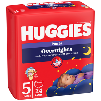Трусики-підгузки Huggies Overnights Pants 5 12-17 кг 24 шт (5029053581095)