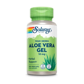Алое вера в капсулах Solaray Aloe Vera Gel 10 mg 100 вег. капсул