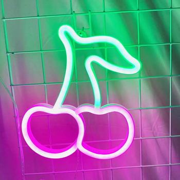 Ночной светильник Neon Amazing — Cherry Неоновый светильник на стену ночник декоративный неоновая лампан на стену