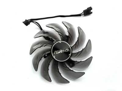 Вентилятор FirstD для видеокарты ASRock RX 6600 6700 6750 6800 XT Challenger 87 мм FDC10H12S9-C (FDC10U12S9-C) (№453.2)