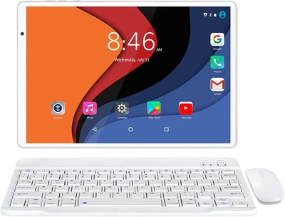 Планшет 10.1" Full HD LNMBBS L20 4/64GB 4G 8 ядер Android 10 6000 mAh Белый