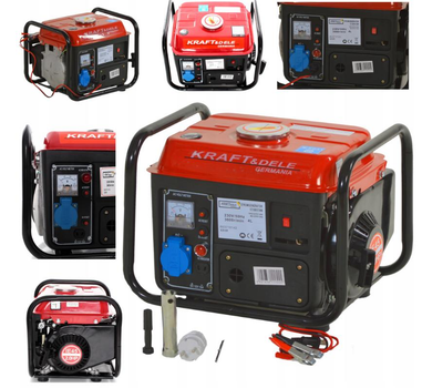 Генератор однофазний бензиновий Kraft&Dele 1.2кВт 1200 W KD109