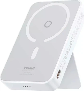 Портативна Батарея Baseus Magnetic Mini 20W 5000mAh white (P10022107223-00)