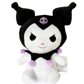 М'яка іграшка Куромі Kuromi Sanrio плюш аніме 33см Україна (00517-95)