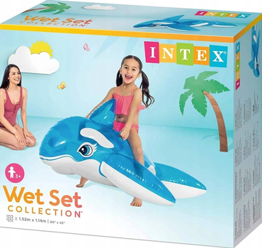 Надувна іграшка для плавання Intex Косатка 152 х 114 см 58523 (6941057455235)