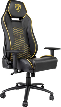 Ігрове крісло Lamborghini Automobili Sport чорно-жовтого кольору (8052870487056)