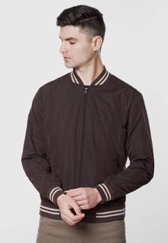 Бомбер чоловічий коричневий Arber Varsity Jacket Z 48 зріст 4 коричневий (AN 08.03.10)