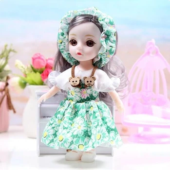 Шарнирная кукла BJD "Мишки" 16см (К163)