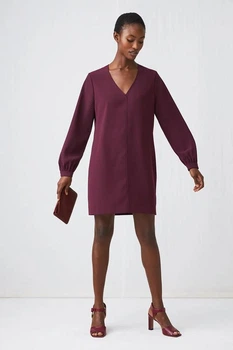 Сукня жіноча ARKET v-neck crêpe dress 38