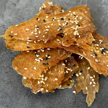 Натуральные джерки из курицы в соусе Терияки с кунжутом и специями 100гр, сушеное вяленое мясо, закуски к пиву
