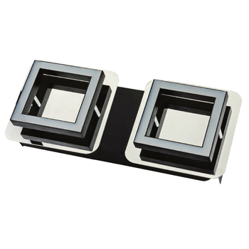 Светильник Светодиодный LED настенно-потолочный Horoz Electric LIKYA-2 4000K 2x5W хром 036-007-0002