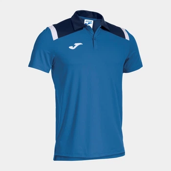 Детская футболка-поло для мальчика Joma Toledo 103736.703 129-140 см Синий/Темно-синий (8445954528071)