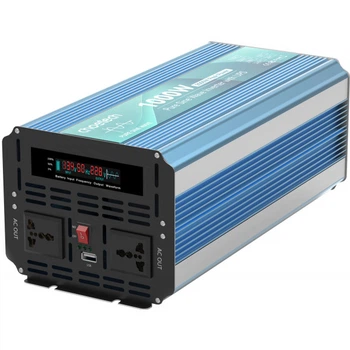 Инвертор напряжения Choetech 12\220V 1000 Вт с зарядкой и функцией ИБП (INV-C1000WUPS-EU)
