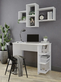 Комп'ютерний стіл Furnigrade КС1 білий 76х100х50