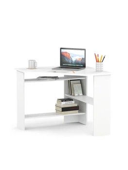 Комп'ютерний стіл Furnigrade КС14 білий 90х90х74, 4