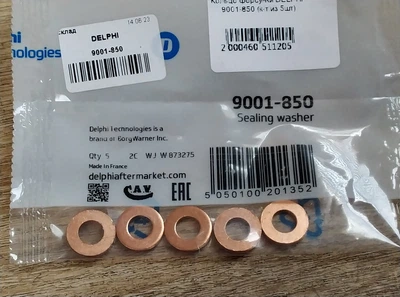 Кольцо форсунки DELPHI 9001-850 (к-т из 5шт)