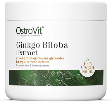 Suplement diety OstroVit Ginkgo Biloba Extract Vege 50 g (5903933901169)