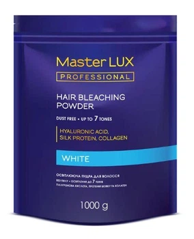 Освітлююча пудра для волосся White Master LUX Professional 1000 г