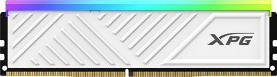 Pamięć RAM ADATA DDR4-3600 8192MB PC4-28800 XPG Spectrix D35G RGB White (AX4U36008G18I-SWHD35G)