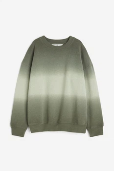 Світшот утеплений хакі для хлопчиків H&M 8-10 років 134-140 см