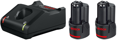 Набір Зарядний пристрій Bosch GAL 12V-40 + 2 Акумулятор для інструментів GBA 12V 2.0Ah (1600A019R8)