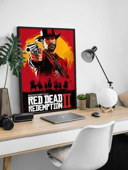 Постер игры Red Dead Redemption 2 в рамке / RDR 2 / Red Dead Redemption