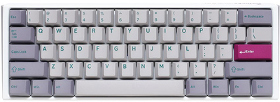 Клавіатура дротова Ducky One 3 Mini Cherry MX Brown USB Mist Grey (100043109)