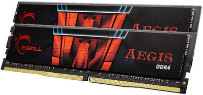 Оперативна пам'ять G.Skill DDR4-2400 8192MB PC4-19200 (Kit of 2x4096) Aegis (F4-2400C15D-8GIS)