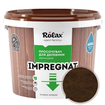 Просочення-імпрегнат для деревини Rolax Impregnat №205 горіх 1 л