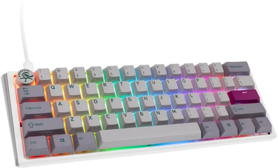 Клавіатура дротова Ducky One 3 Mini RGB LED Cherry MX Speed Silver USB Mist Grey (WLONONWCRA316)