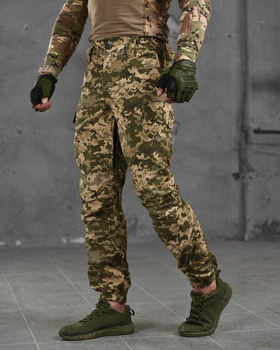 Армейские мужские штаны с вентиляцией 2XL пиксель (87590)