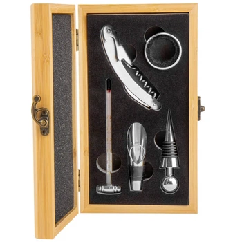 Набор для вина Corkscrew 5 предметов в кейсе 24x16x5.5 cm