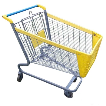 Тележка покупательская Wanzl P130 желтая Без бренду (p130) Б/В
