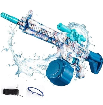 Электрический водяной автомат на аккумуляторе M 416 Water Gun Graffiti