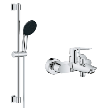 Змішувач для ванни GROHE Start 24206002 з душовим гарнітуром Vitalio Start 27942001