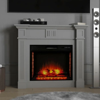 Каминокомплект Damask 1428 Graphite