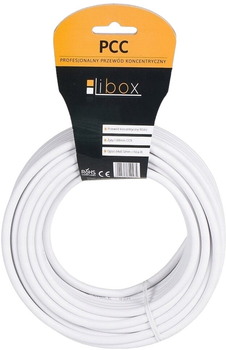 Kabel Libox Cat 5e RG6 PCC10 10 m White (KAB-MON-LI-00008)