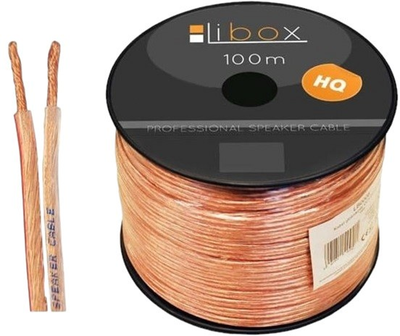 Kabel Libox LB0006 100 m Transparent (KAB-MON-0024)