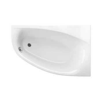 Ванна акриловая Radaway Naxia 170x110 в комплекте с ножками и сифоном правая WA1-33-170x110PS